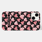 かわいいピンクかわいいハートiPhone / iPadケース Case-Mate iPhoneケース (裏面 (横))