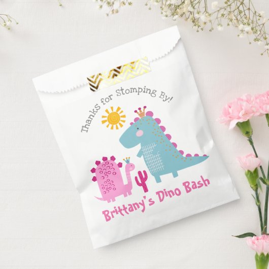 かわいいピンクかわいい女子誕生日ありがとう フェイバーバッグ (封をした状態)