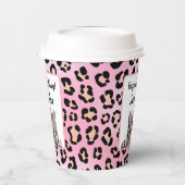 かわいいピンクかわいい猫誕生日紙カップ 紙コップ (左)