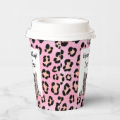 かわいいピンクかわいい猫誕生日紙カップ 紙コップ (右)