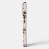 かわいいピンクとクリームの水色ホットココアラブ Case-Mate iPhoneケース (裏面 / 左)