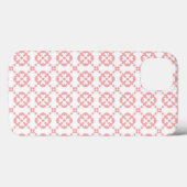 かわいいピンクとホワイトの柄 Case-Mate iPhoneケース (裏面 (横))