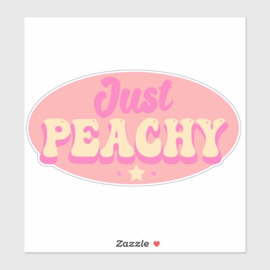 かわいいピンクと桃だけ シール (シート)