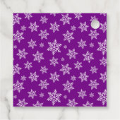 かわいいピンクと紫のクリスマスジャンパー フェイバータグ (裏面)