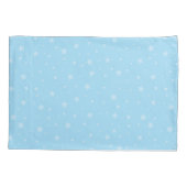 かわいいピンクと紫のユニコーンと虹 枕カバー (裏面)