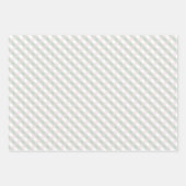 かわいいピンクと緑のクローバーアイリッシュベビーシャワー ラッピングペーパーシート (正面2)