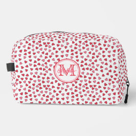 かわいいピンクと赤いハート柄 ドップキット