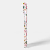 かわいいピンクと黄色の花柄 Case-Mate iPhoneケース (裏面 / 左)