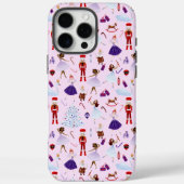 かわいいピンクのくるみ割り人形クリスマスパターン Case-Mate iPhoneケース (裏面)