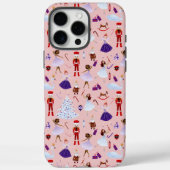 かわいいピンクのくるみ割り人形クリスマスパターン Case-Mate iPhoneケース (裏面)