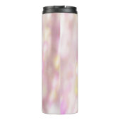 かわいいピンクのぼやけた光のパーティーフェアカスタム タンブラー (裏面)