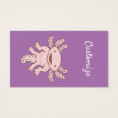 かわいいピンクのアクソロテルサンダー_コーブ (裏面)