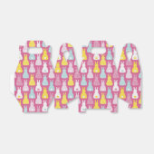 かわいいピンクのイースターバニーラビットビーボックス フェイバーボックス (折り畳みなし)