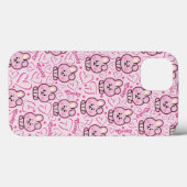 かわいいピンクのウサギ Case-Mate iPhoneケース (裏面 (横))