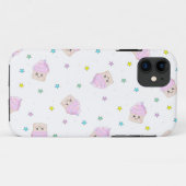 かわいいピンクのカップケーキパターン Case-Mate iPhoneケース (裏面(横))