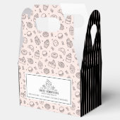 かわいいピンクのカップケーキ 小企業 ギフトボックス フェイバーボックス (オープン)