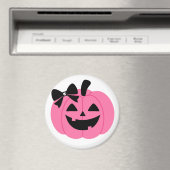 かわいいピンクのカボチャのハロウィンマグネット マグネット (インサイチュ (食洗機))