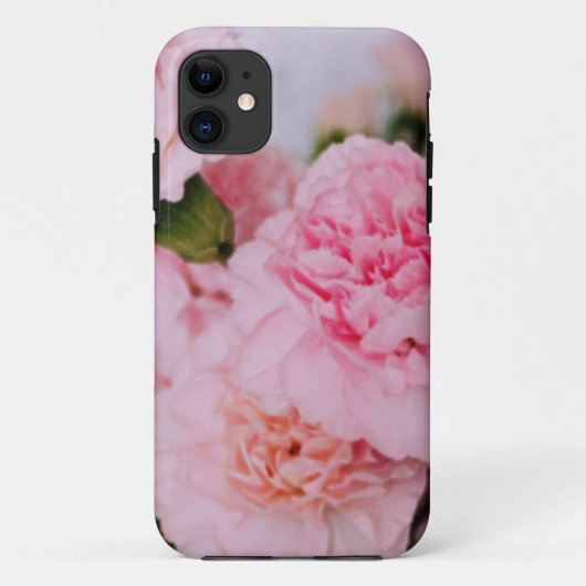 かわいいピンクのカーネーションの花 Case-Mate iPhoneケース (裏面)