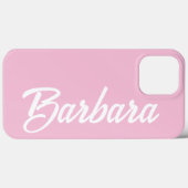 かわいいピンクのガーリッシュ名 Case-Mate iPhoneケース (裏面 (横))