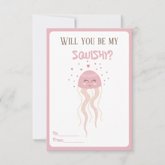 かわいいピンクのクラゲハートバレンタイン教室 (正面)