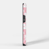 かわいいピンクのクリスマスの冬 iPhoneケース (右側面)