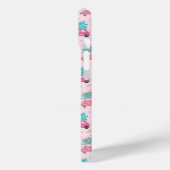 かわいいピンクのクリスマスカー ツリー シームレスパターン Case-Mate iPhoneケース (裏面 / 左)