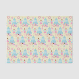 かわいいピンクのクリスマスナツクラッカーバレリーナ 薄葉紙