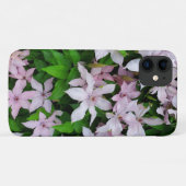 かわいいピンクのクレマチス 花模様 Case-Mate iPhoneケース (裏面(横))