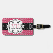 かわいいピンクのクローバーおよびフェイクなグリッター