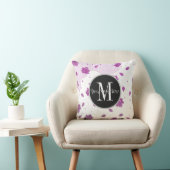 かわいいピンクのグリッター紅葉あなたの名前を追加 クッション (椅子)