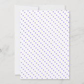 かわいいピンクのゲッコリザードガールズバースデーパーティーInvita 招待状 (裏面)