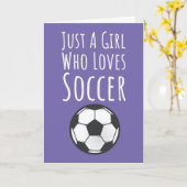 かわいいピンクのサッカークード　子供の女の子のためのスポーツ カード (黄色い花)