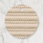 かわいいピンクのジャングルを手に入れよう誕生日ありがとう フェイバータグ (裏面)