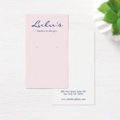 かわいいピンクのジュエリーイヤリングディスプレイ (デスク)