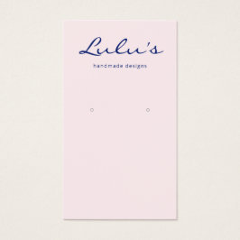 かわいいピンクのジュエリーイヤリングディスプレイ