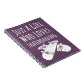 かわいいピンクのスケートボードおもちゃ 赤ちゃん女の子のためのギフト ノートブック (右側)