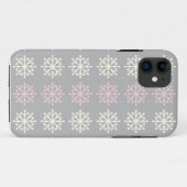 かわいいピンクのスノーフレーク冬iPhone 5ケース Case-Mate iPhoneケース (裏面(横))