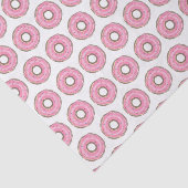 かわいいピンクのスパークルードナツパターン子供の誕生日 薄葉紙 (詳細)