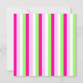 かわいいピンクのスプリンクルカップケーキ誕生パーティー招待状 招待状 (裏面)