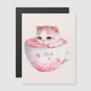 かわいいピンクのチビ(小さくかわいく書いた感じ)猫のかわいい王冠