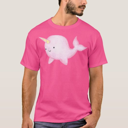 かわいいピンクのナラル Tシャツ (正面)