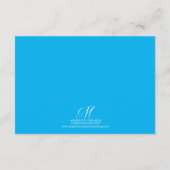 かわいいピンクのハートスターズブルーダンスリサイタルフォト 招待状 (裏面)