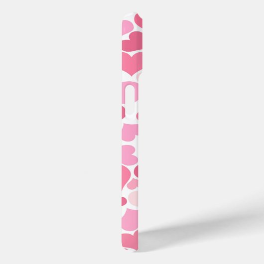 かわいいピンクのハートパターン Case-Mate iPhoneケース (裏面 / 右)