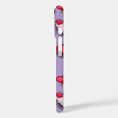 かわいいピンクのハートパーソナライズされた名 Case-Mate iPhoneケース (裏面 / 左)