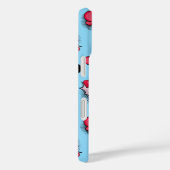 かわいいピンクのハートパーソナライズされた名 Case-Mate iPhoneケース (裏面 / 右)