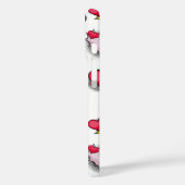 かわいいピンクのハートパーソナライズされた名 Case-Mate iPhoneケース (裏面 / 左)