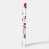 かわいいピンクのハートパーソナライズされた名 Case-Mate iPhoneケース (裏面 / 右)