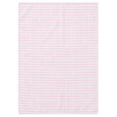 かわいいピンクのハートロマンチックなパターン テーブルクロス (正面)