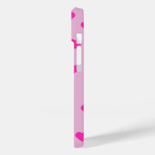 かわいいピンクのハート柄のスマホケース Case-Mate iPhoneケース (裏面 / 左)