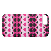かわいいピンクのハート Case-Mate iPhoneケース (裏面(横))